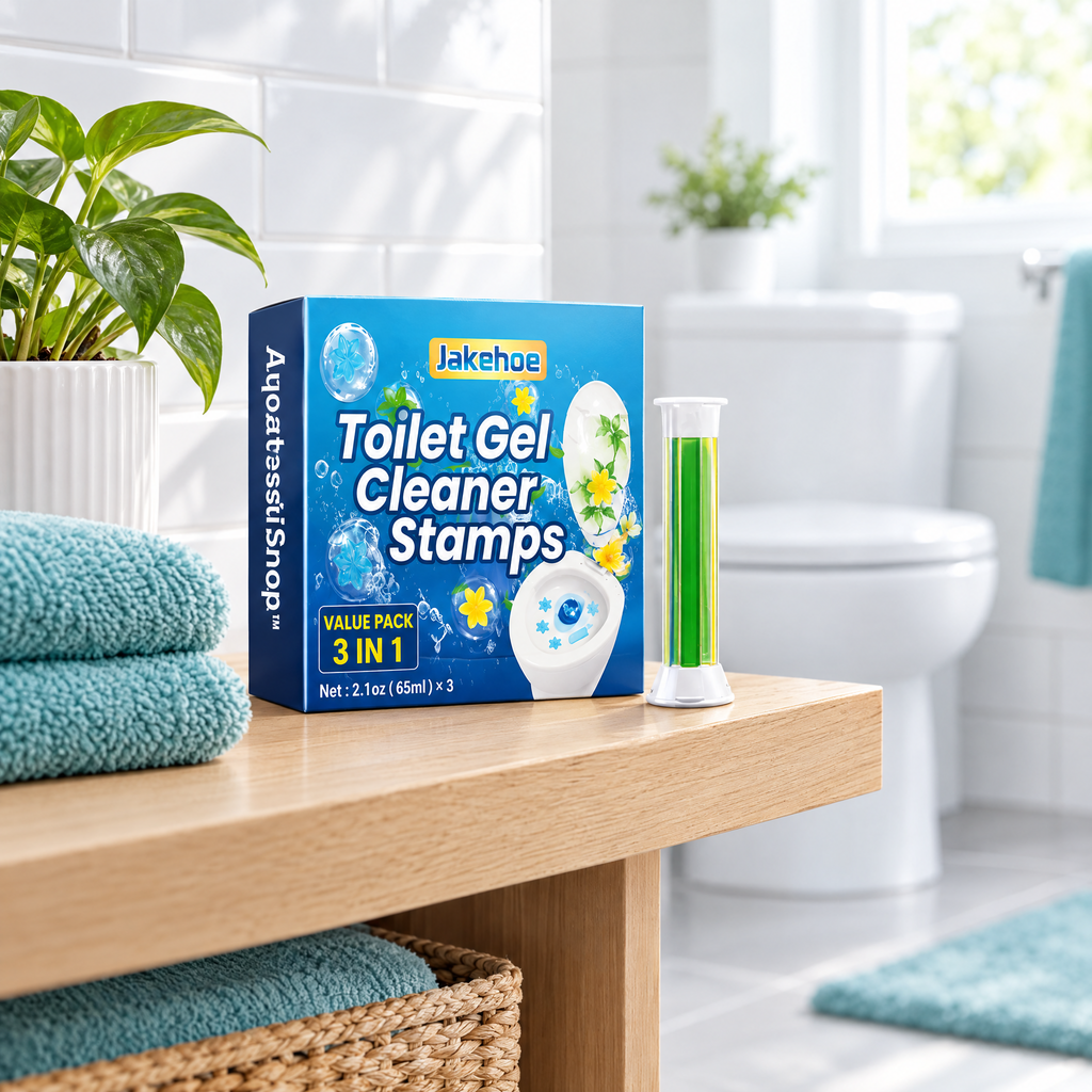 Toilet Gel Cleaner Stamps – in use