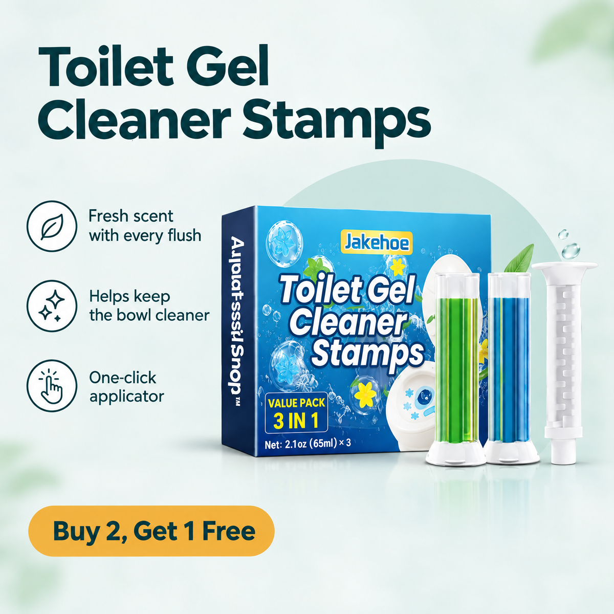 Toilet Gel Cleaner Stamps – highlights