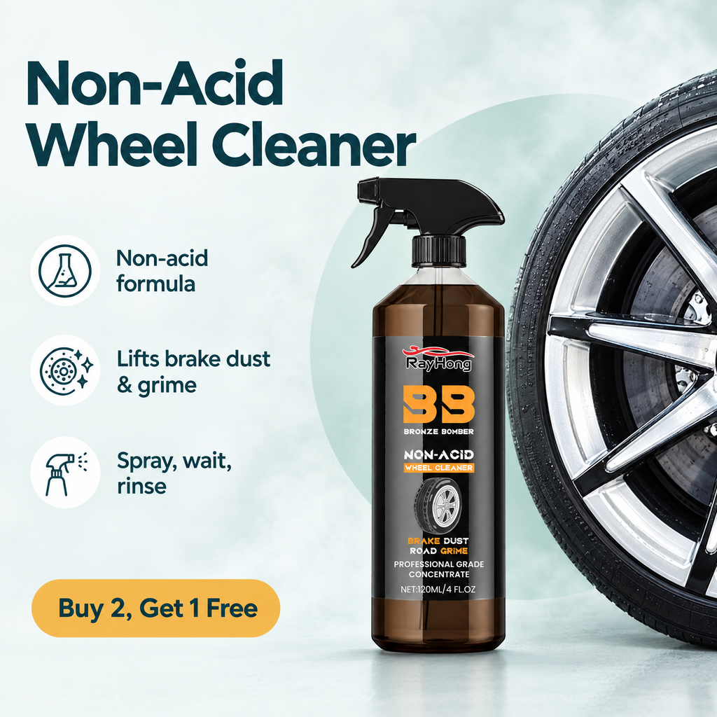 Non-Acid Wheel Cleaner Spray, 120 ml – highlights