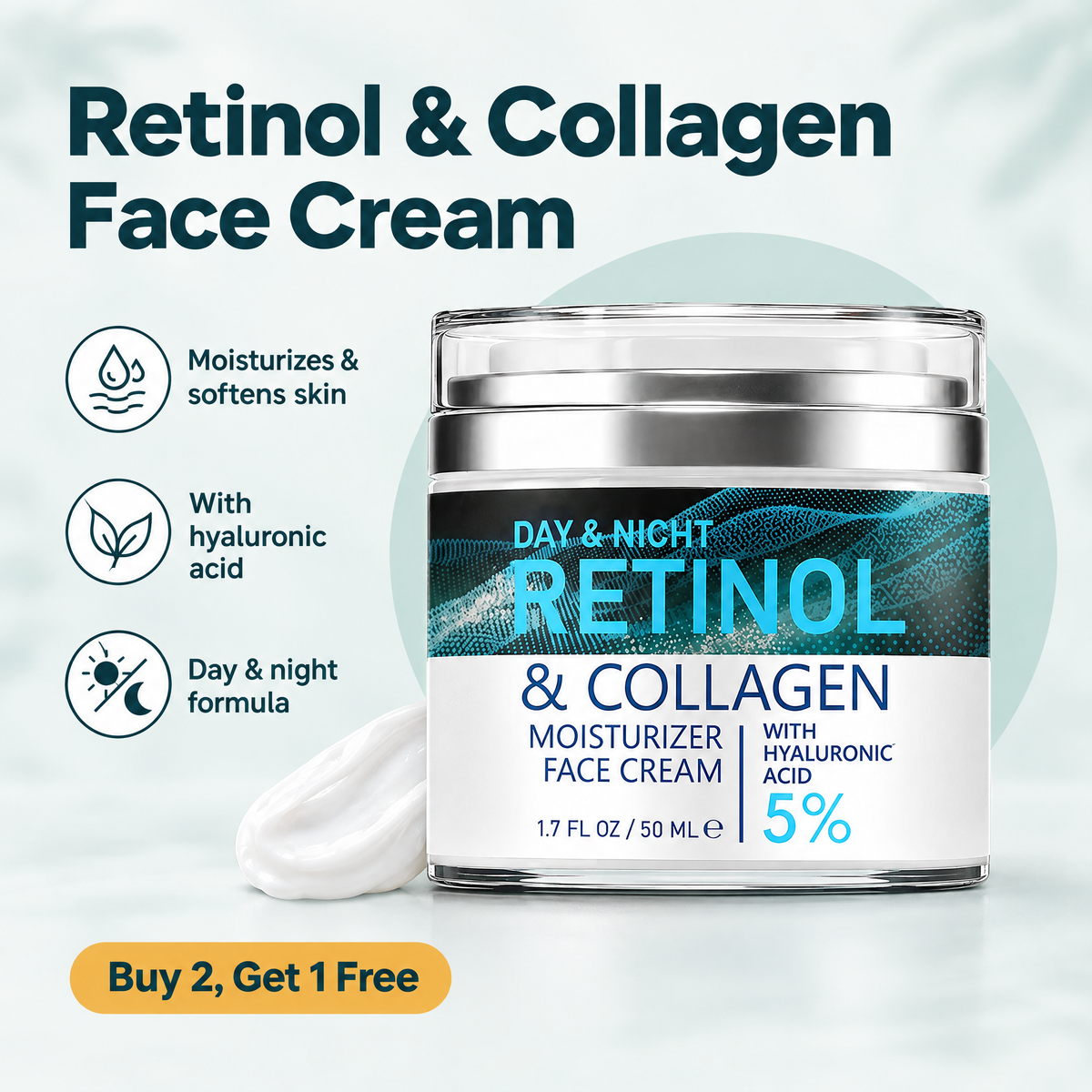 Retinol & Collagen Face Cream – highlights