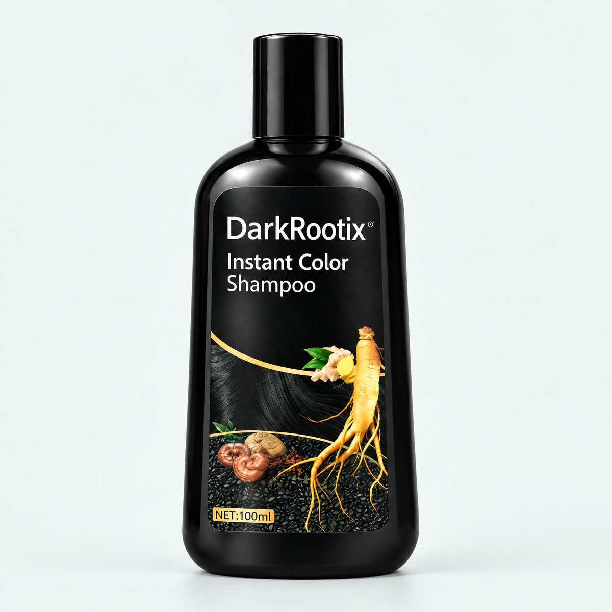 Instant Color Black Hair Dye Shampoo – product photo