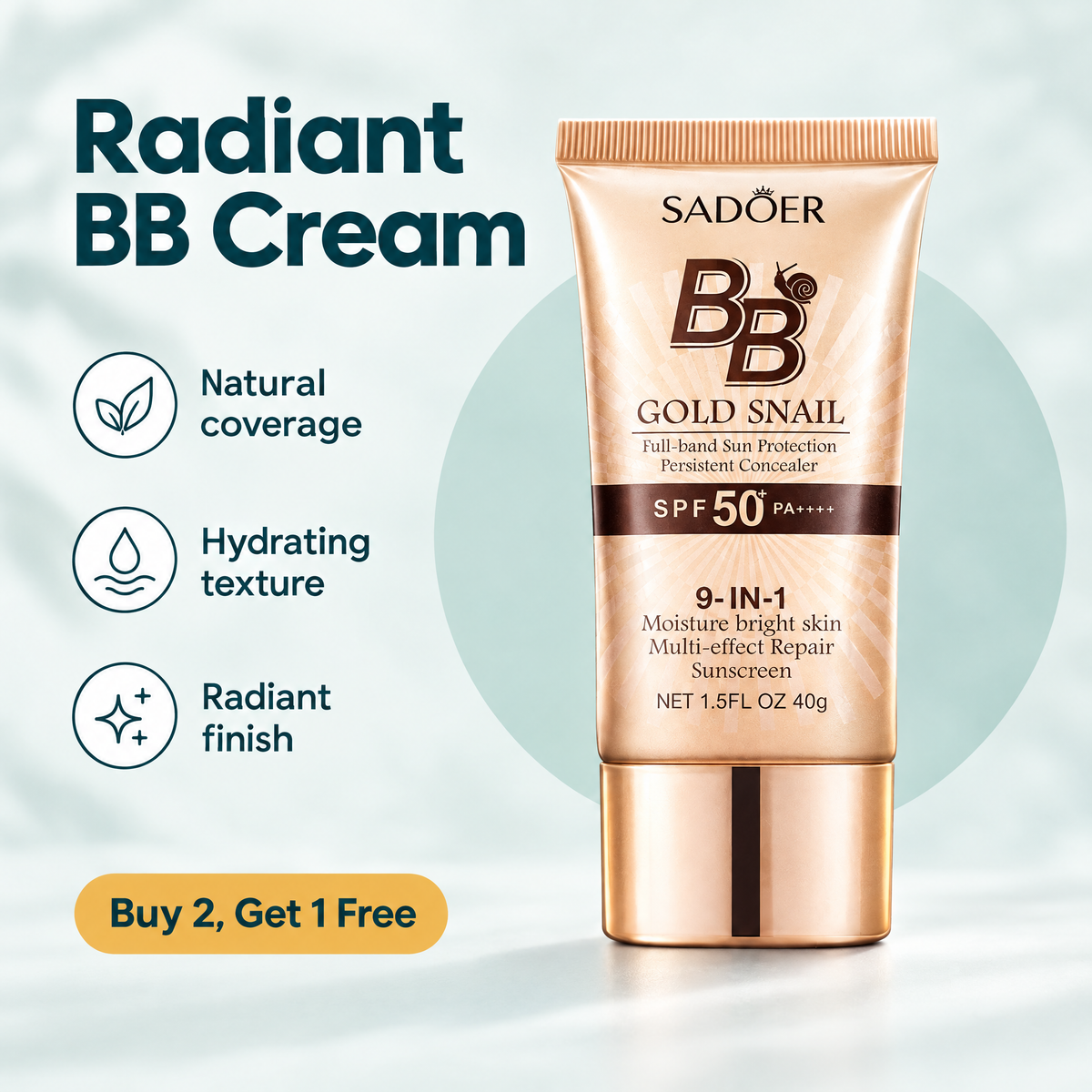 Radiant BB Cream – highlights