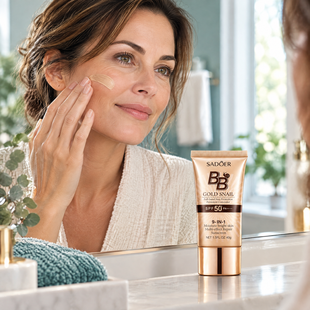 Radiant BB Cream – in use