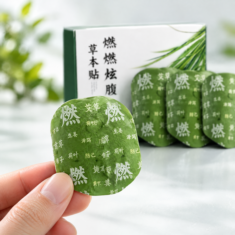 Herbal Belly Patches – close-up
