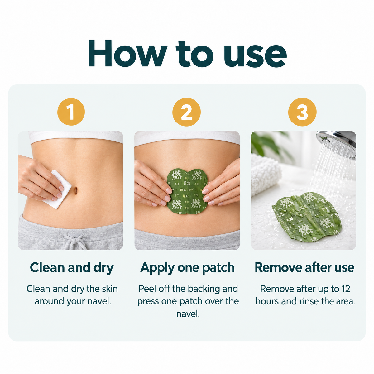 Herbal Belly Patches – how to use