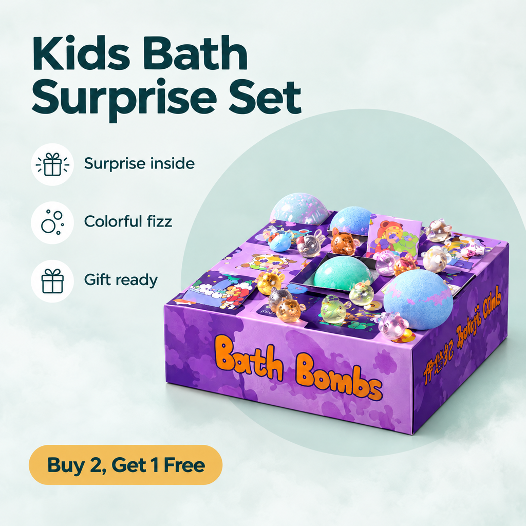 Kids Bath Bombs with Surprise Toys – highlights