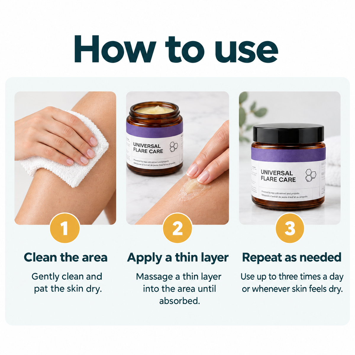 Soothing Skin Relief Balm – how to use