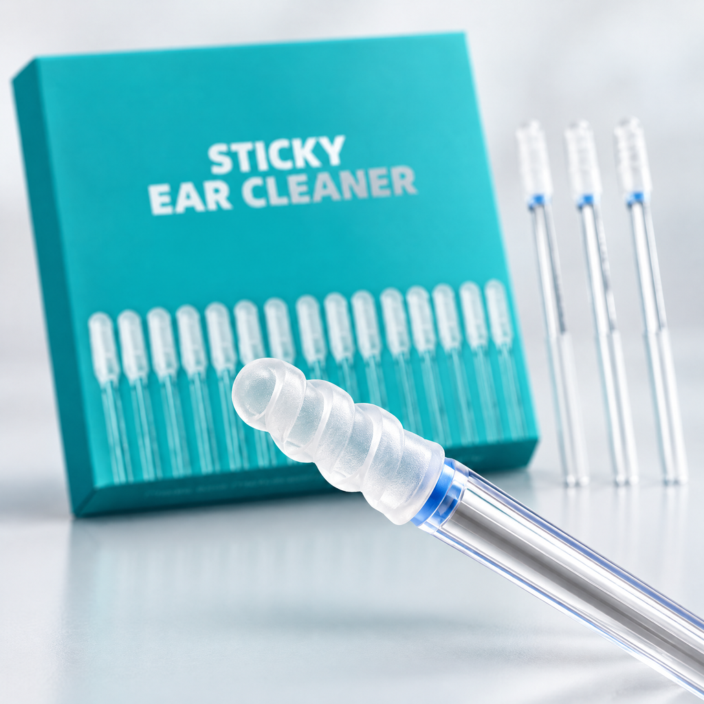 Reusable Silicone Ear Cleaner – close-up