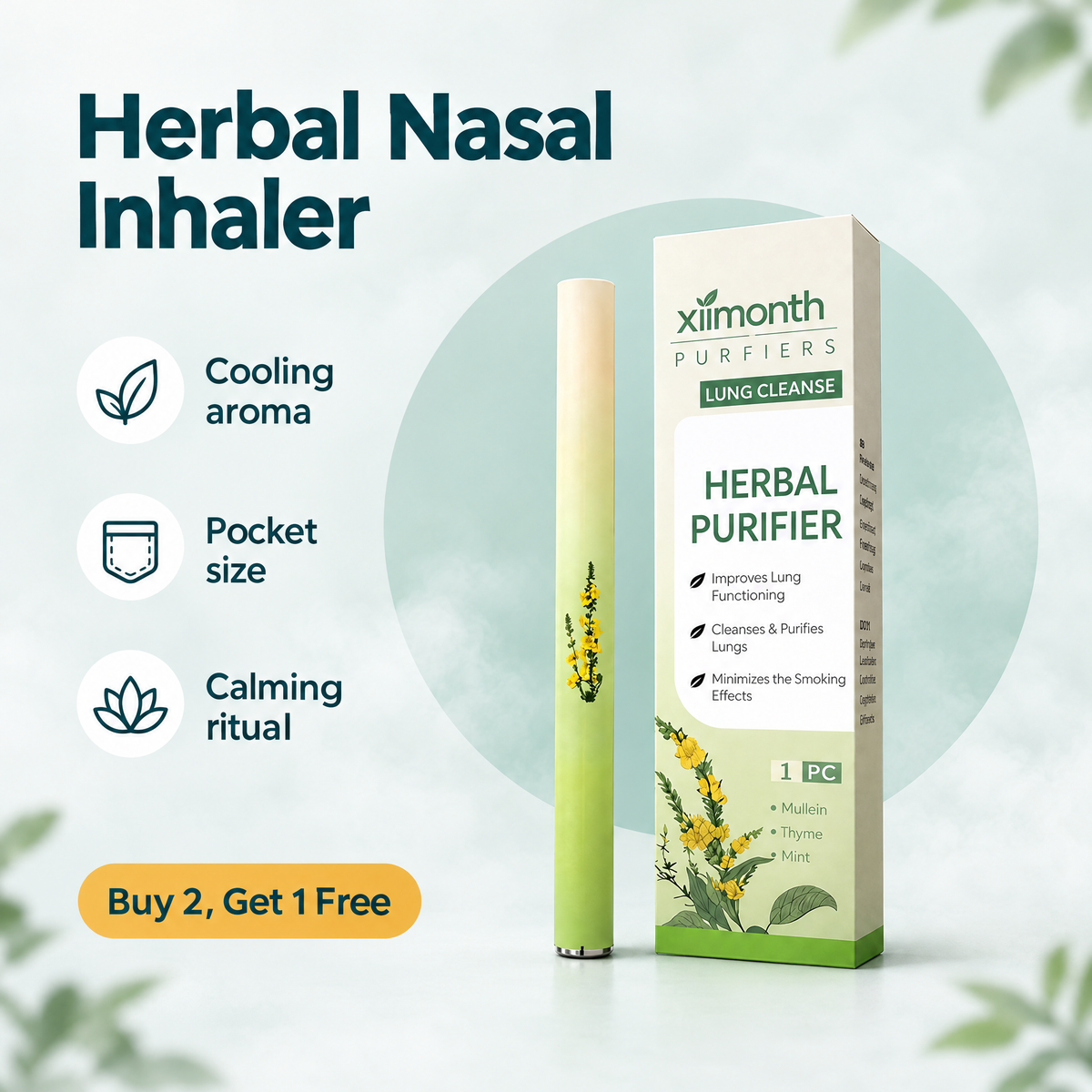 Herbal Nasal Inhaler Stick – highlights