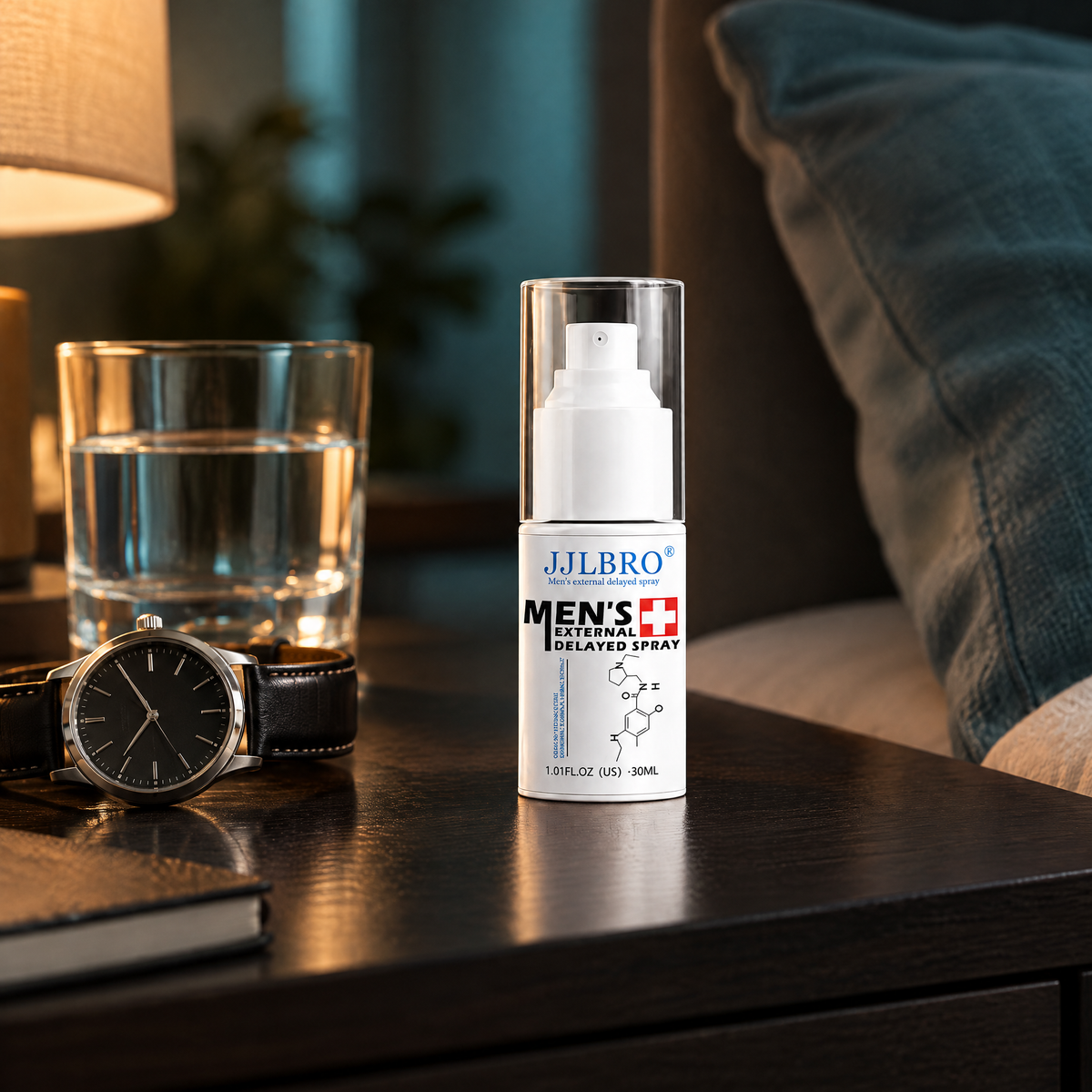 Men's Delay Spray – in use