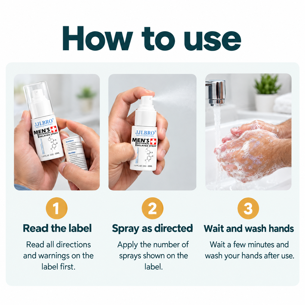 Men's Delay Spray – how to use