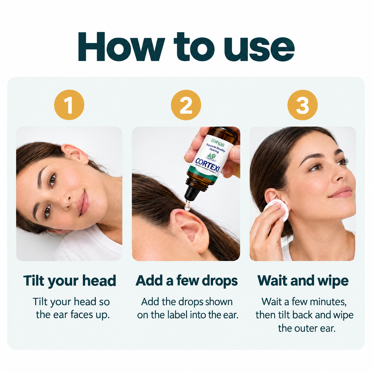 Herbal Ear Care Drops – how to use