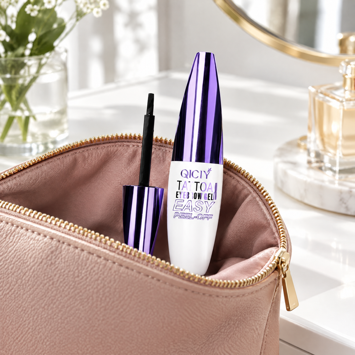 Peel-Off Tattoo Eyebrow Gel – lifestyle