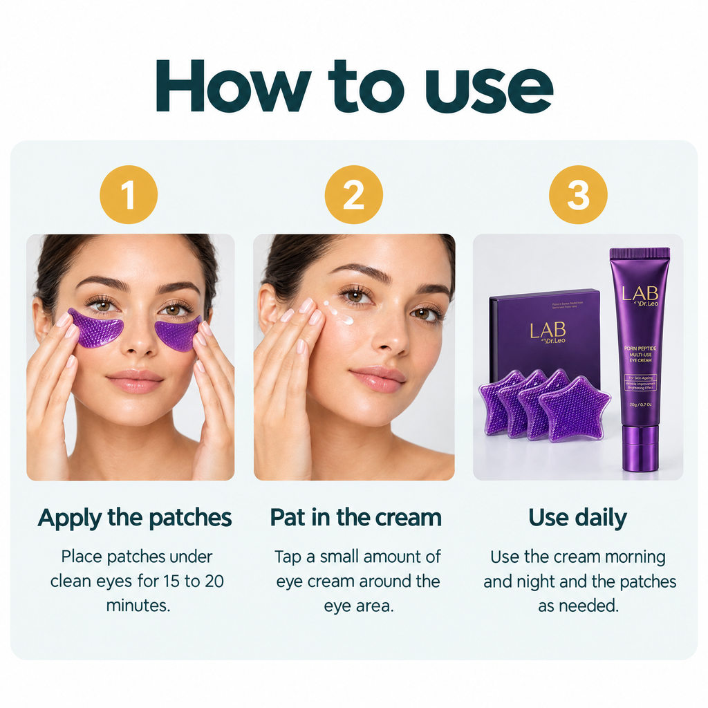 PDRN Eye Care Gift Set – how to use
