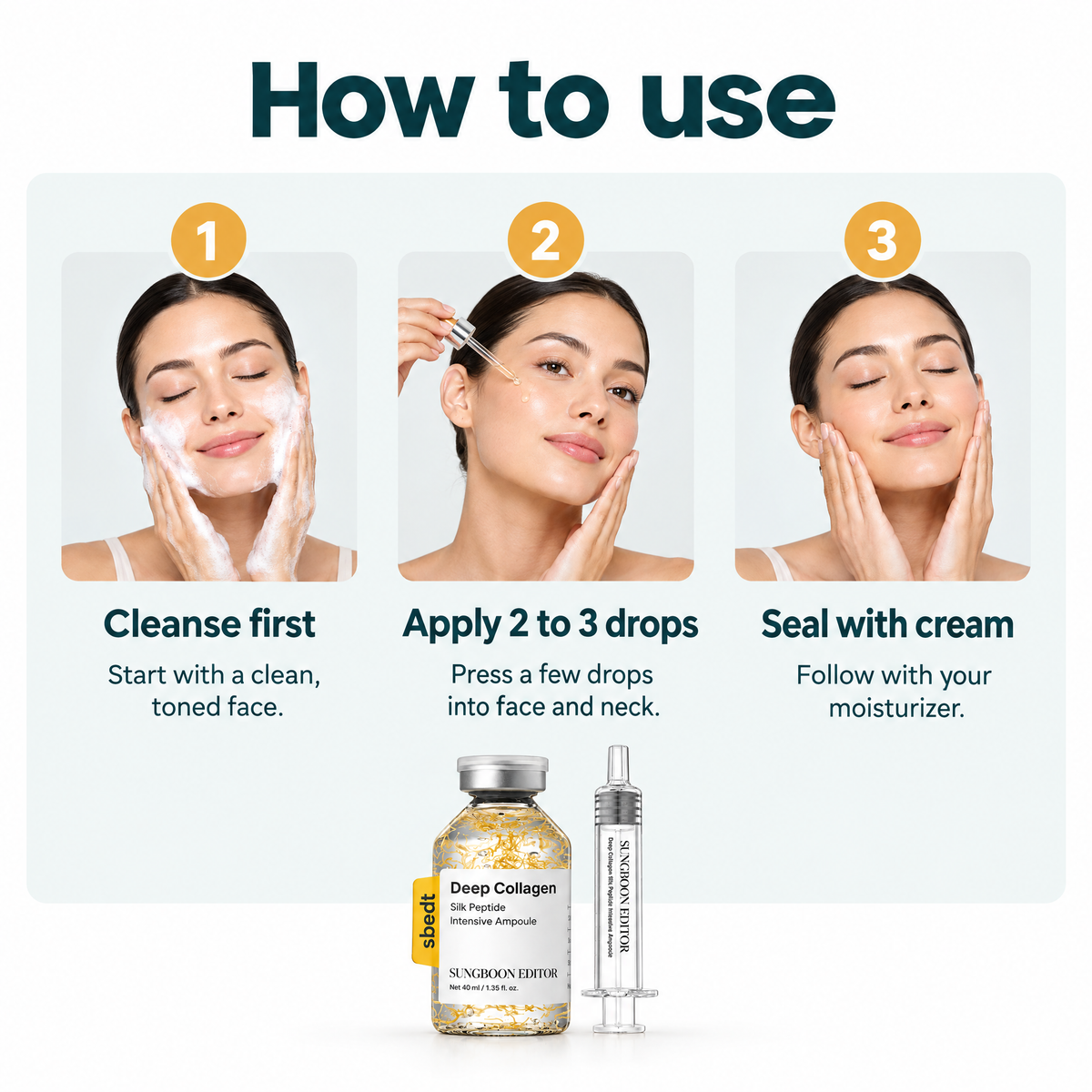 Deep Collagen Repair Ampoule – how to use