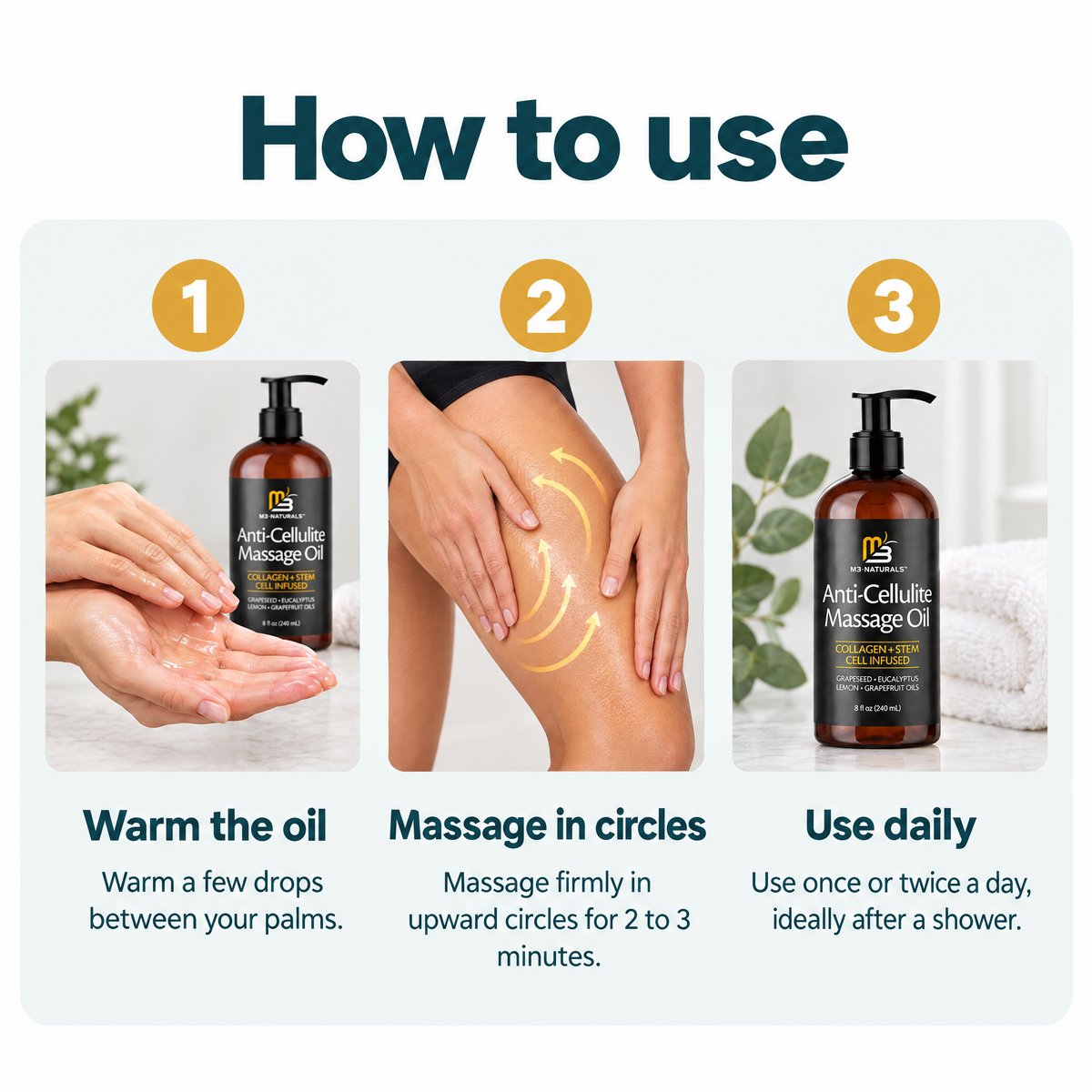 Firming Body Massage Oil – how to use
