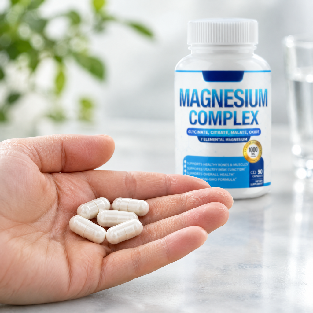 Magnesium Complex Capsules – close-up