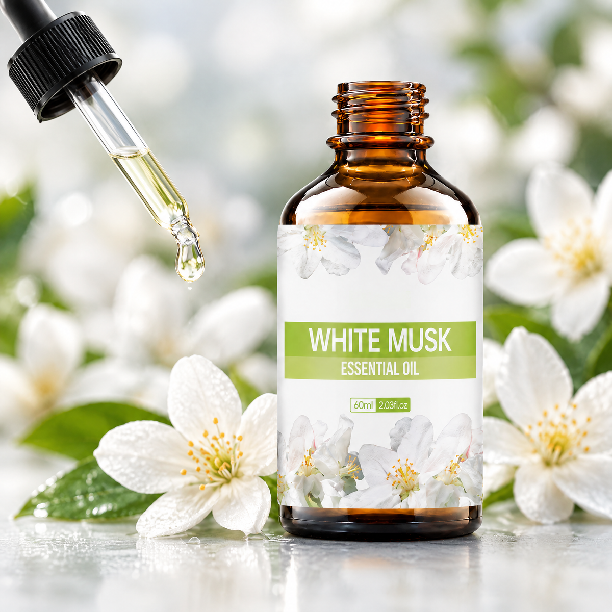 White Musk Essential Oil – close-up