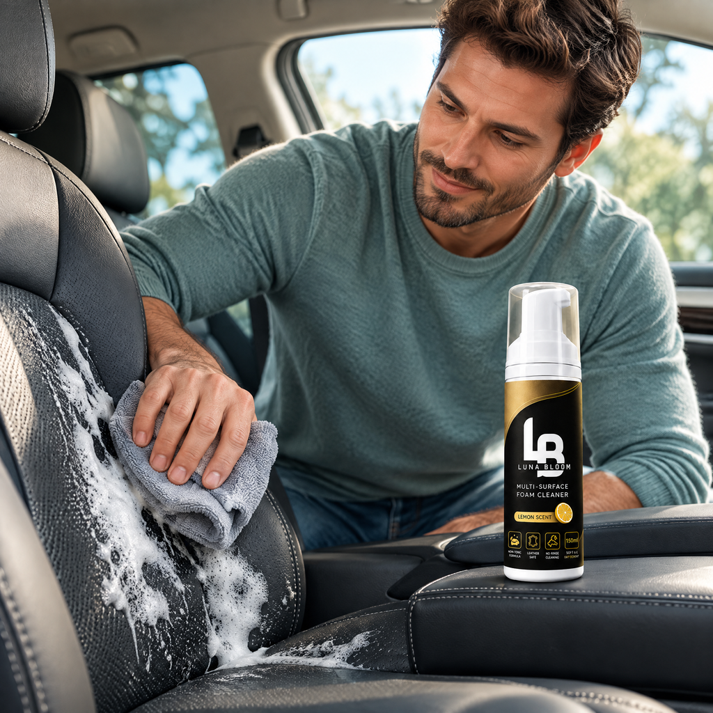 Multi-Surface Foam Cleaner – in use