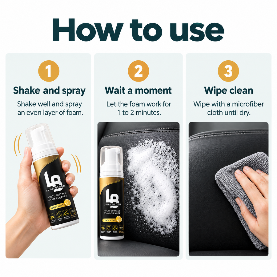 Multi-Surface Foam Cleaner – how to use