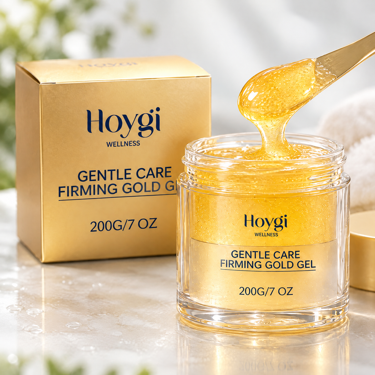 Firming Gold Face Gel – close-up