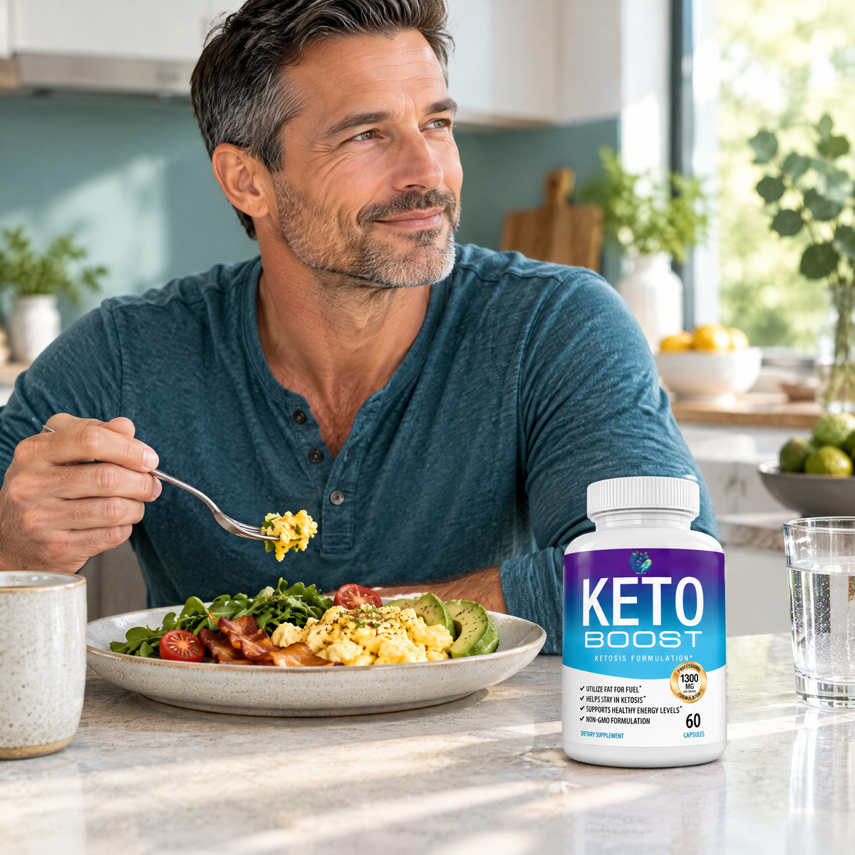 Keto Boost Supplement Capsules – in use