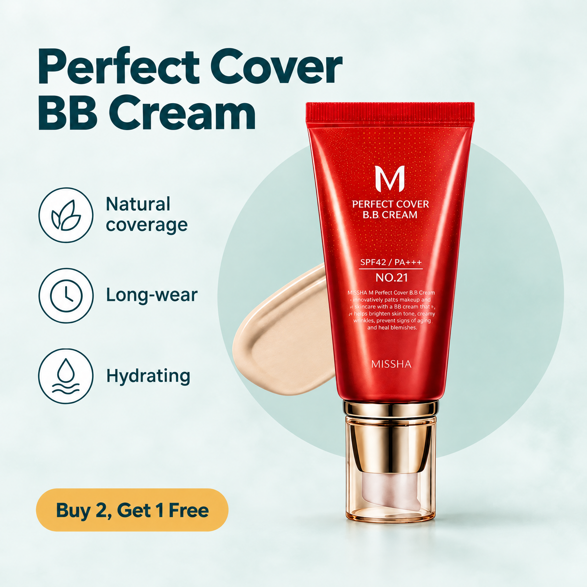 Perfect Cover BB Cream – highlights