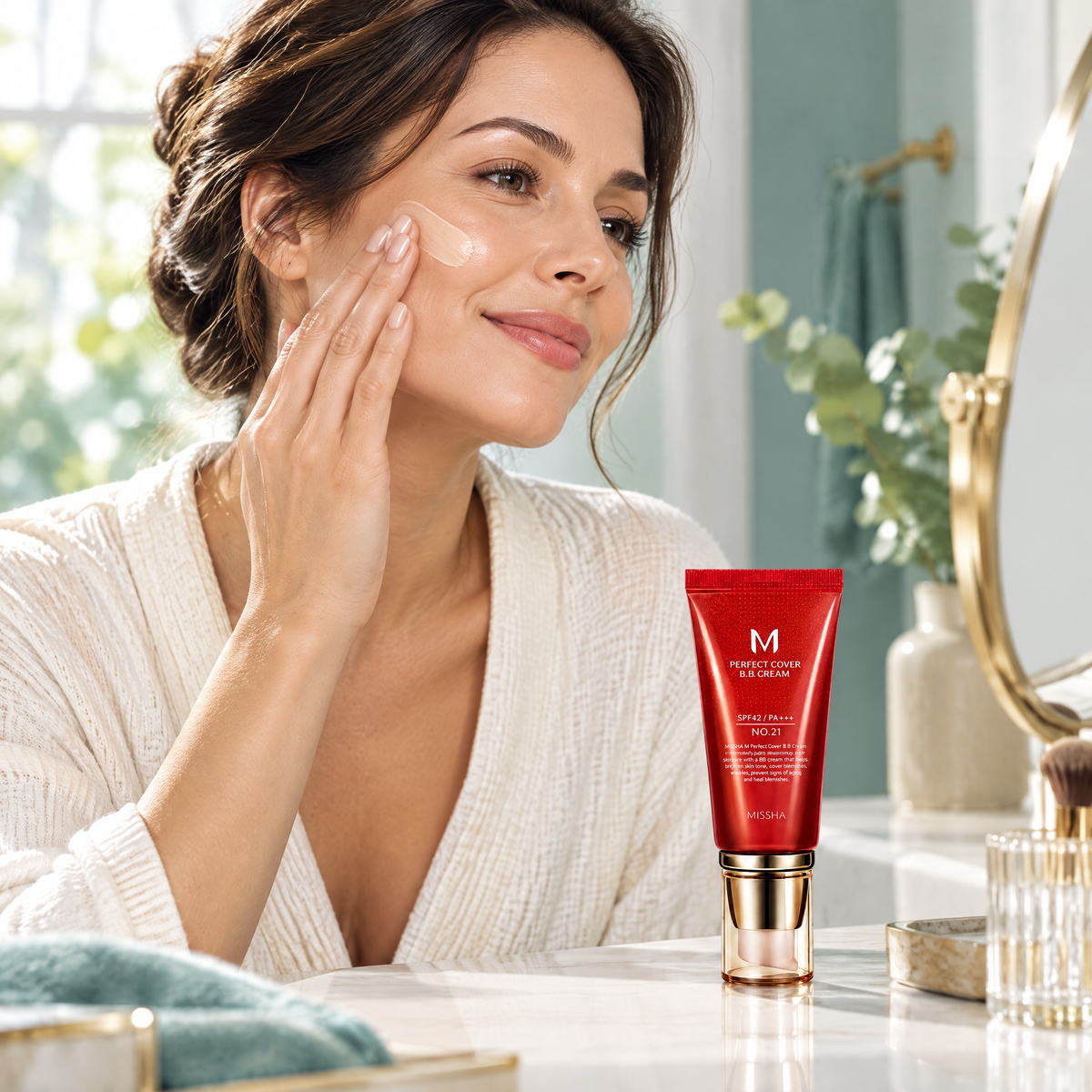 Perfect Cover BB Cream – in use