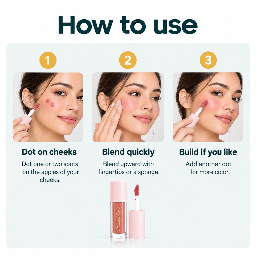 Velvet Glow Liquid Blush Tint – how to use