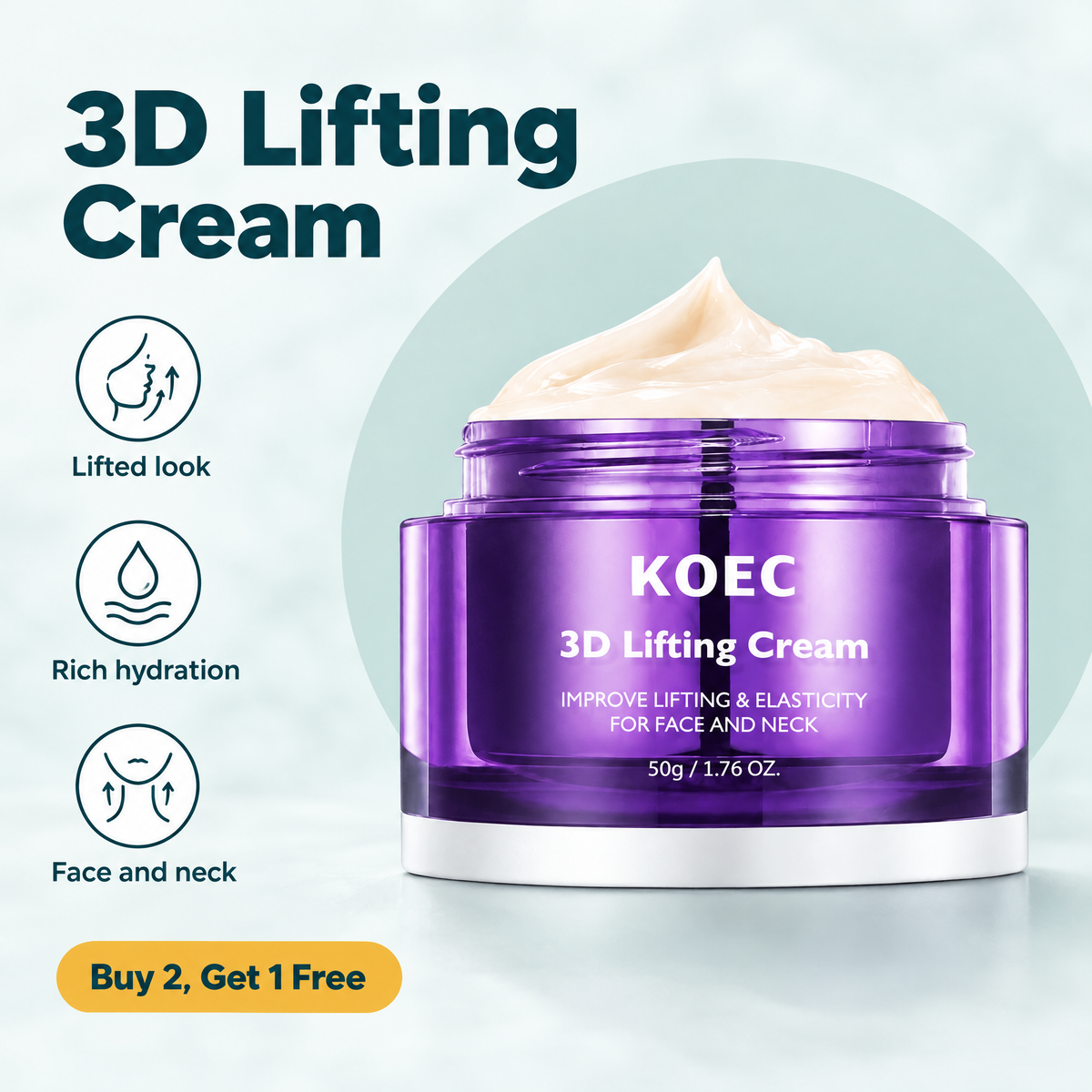 3D Lifting Face Cream – highlights