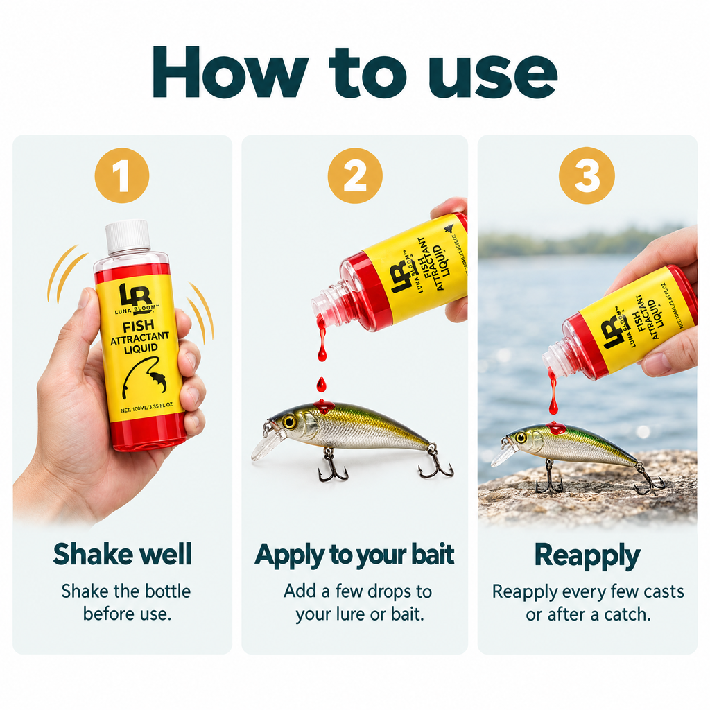 Fish Attractant Bait Scent Liquid – how to use