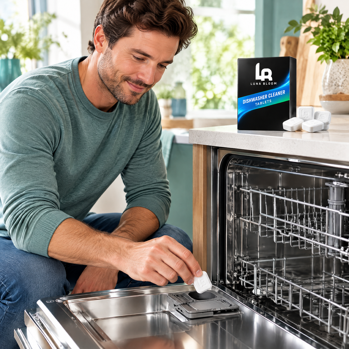 Dishwasher Cleaner Tablets – in use