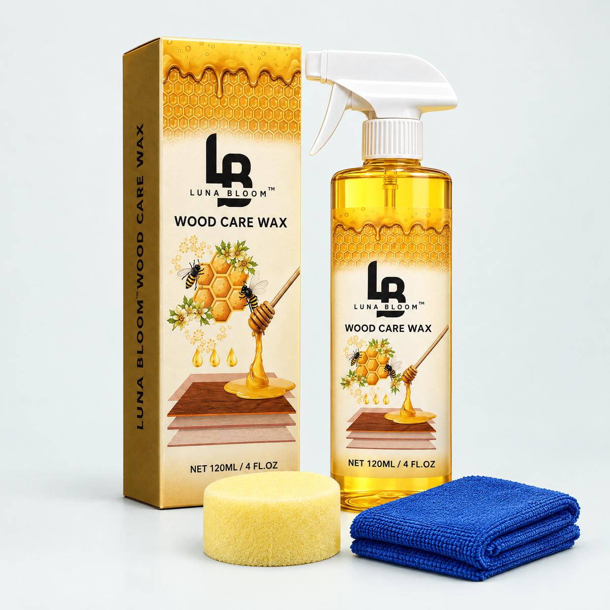 Beeswax Wood Polish Spray – product photo