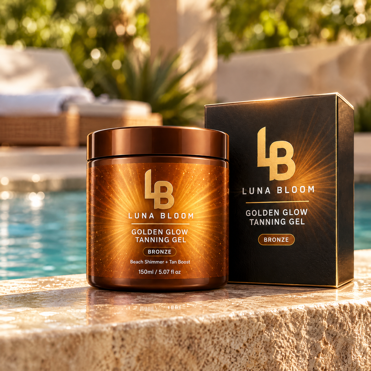 Golden Glow Self-Tanning Gel – lifestyle