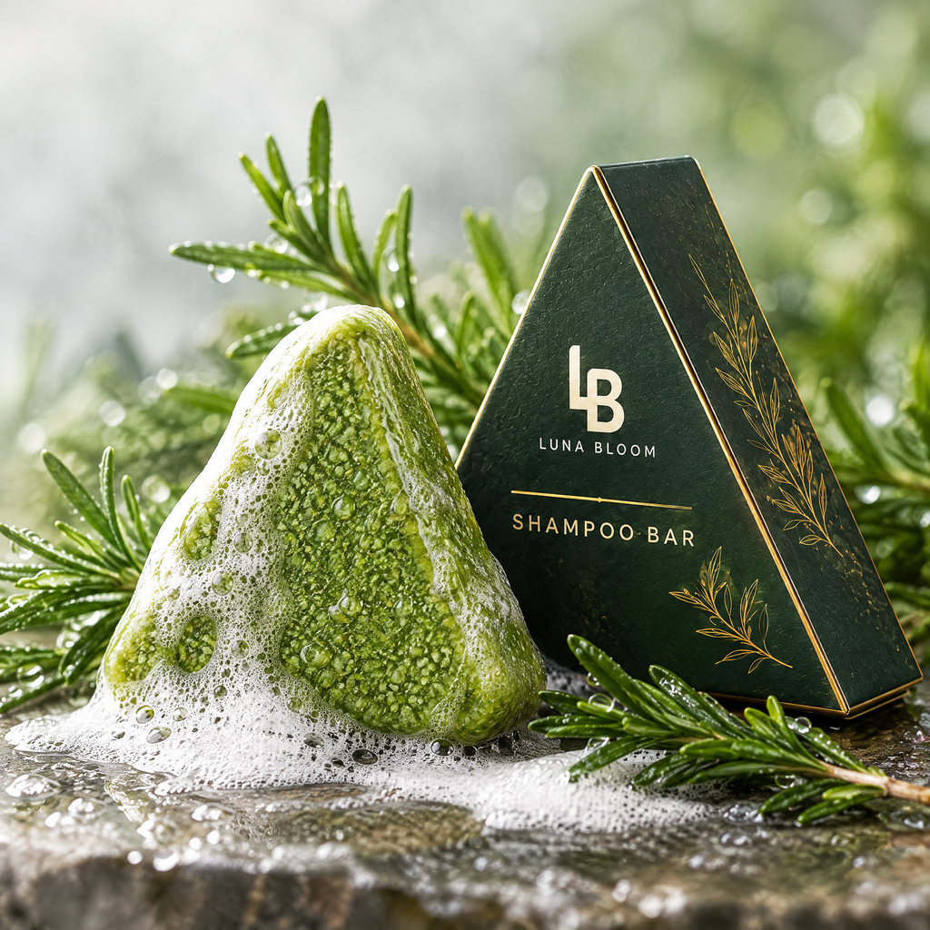 Rosemary Strength Shampoo Bar – close-up