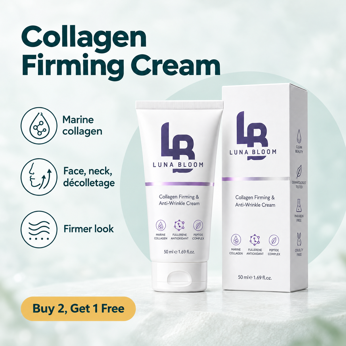 Collagen Firming Face & Neck Cream – highlights