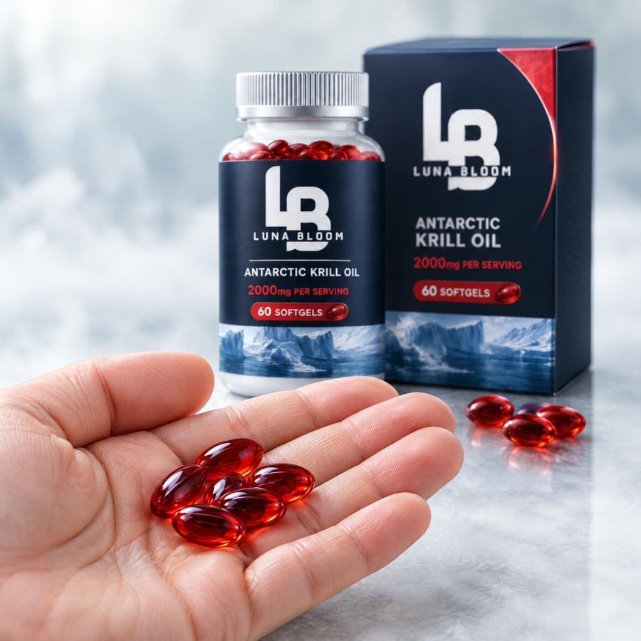 Antarctic Krill Oil Softgels – close-up