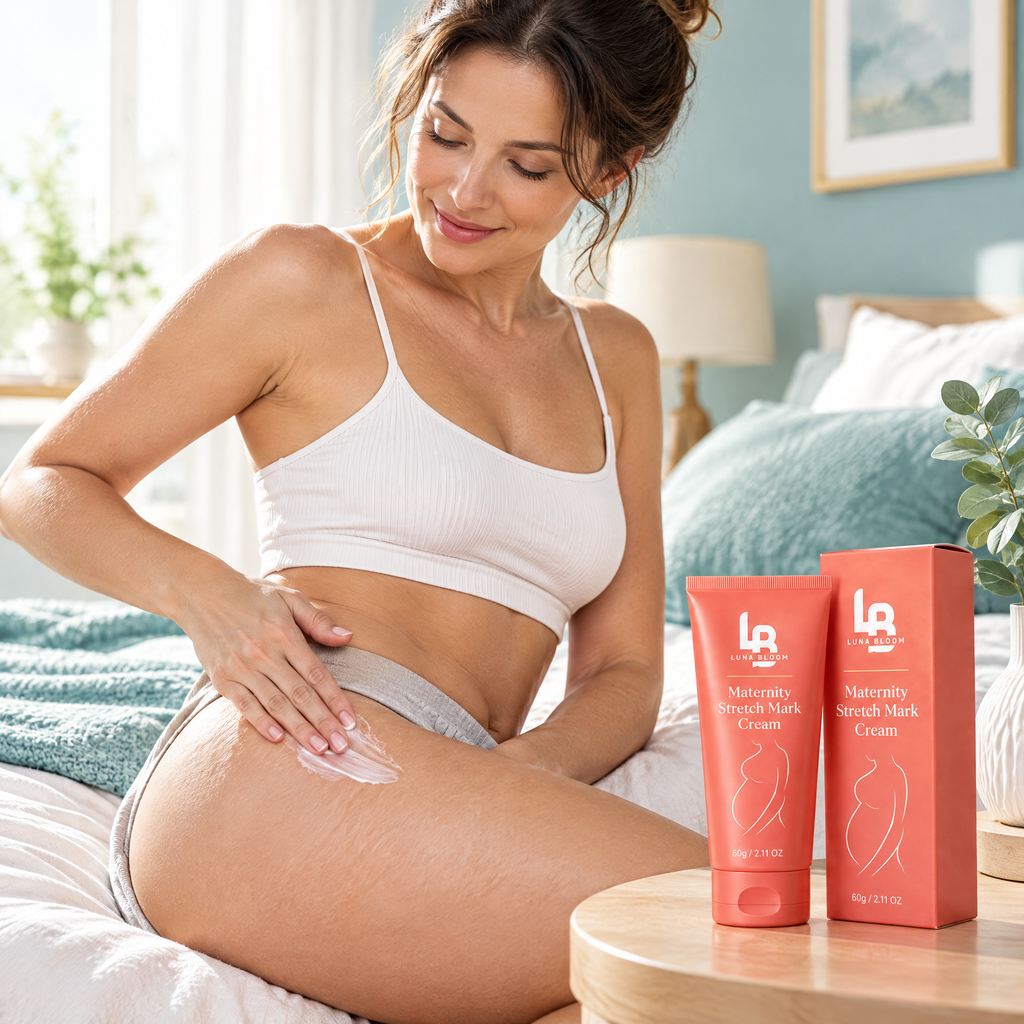 Stretch Mark Cream – in use