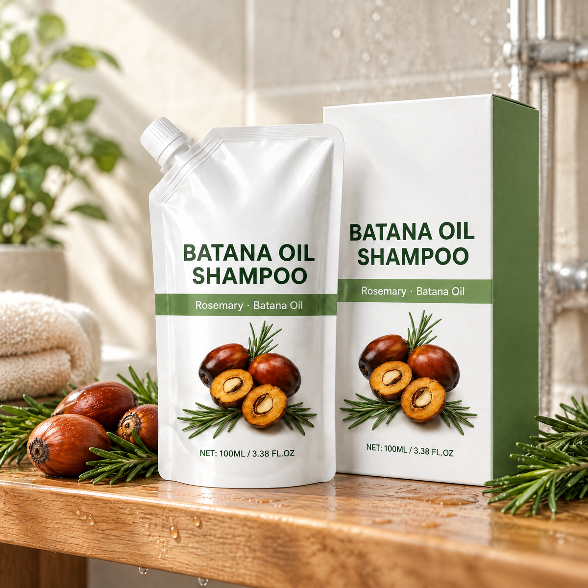 Batana Oil & Rosemary Shampoo – lifestyle