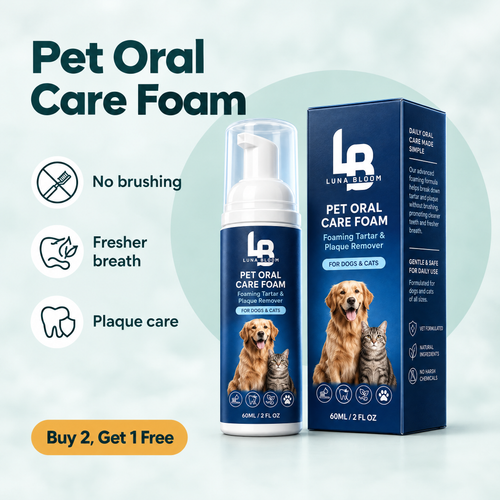 Brush-Free Pet Oral Care Foam – highlights