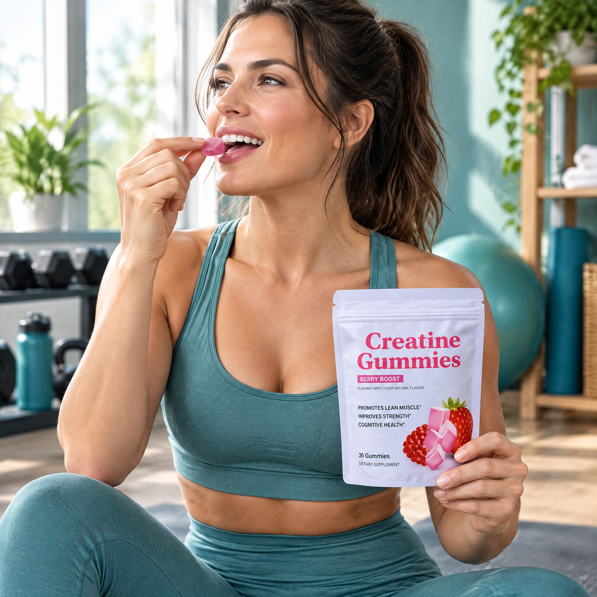 Creatine Gummies – in use