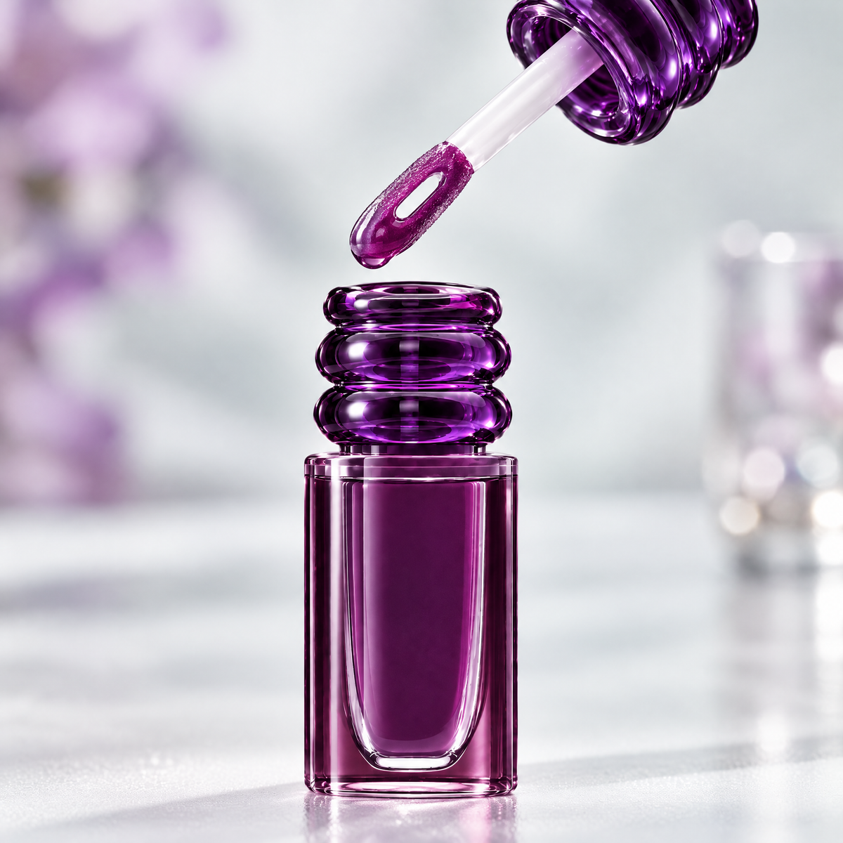 Transfer-Proof Lip Color Top Coat – close-up