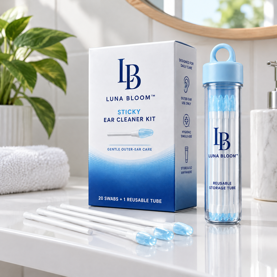 Sticky Ear Cleaner Swabs Kit – lifestyle