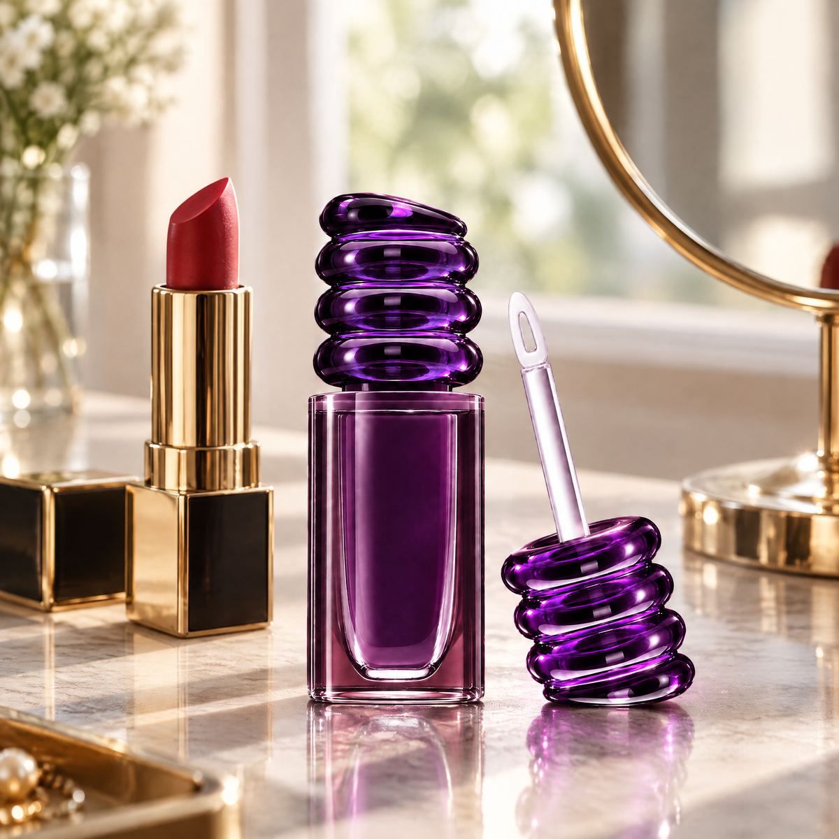 Transfer-Proof Lip Color Top Coat – lifestyle