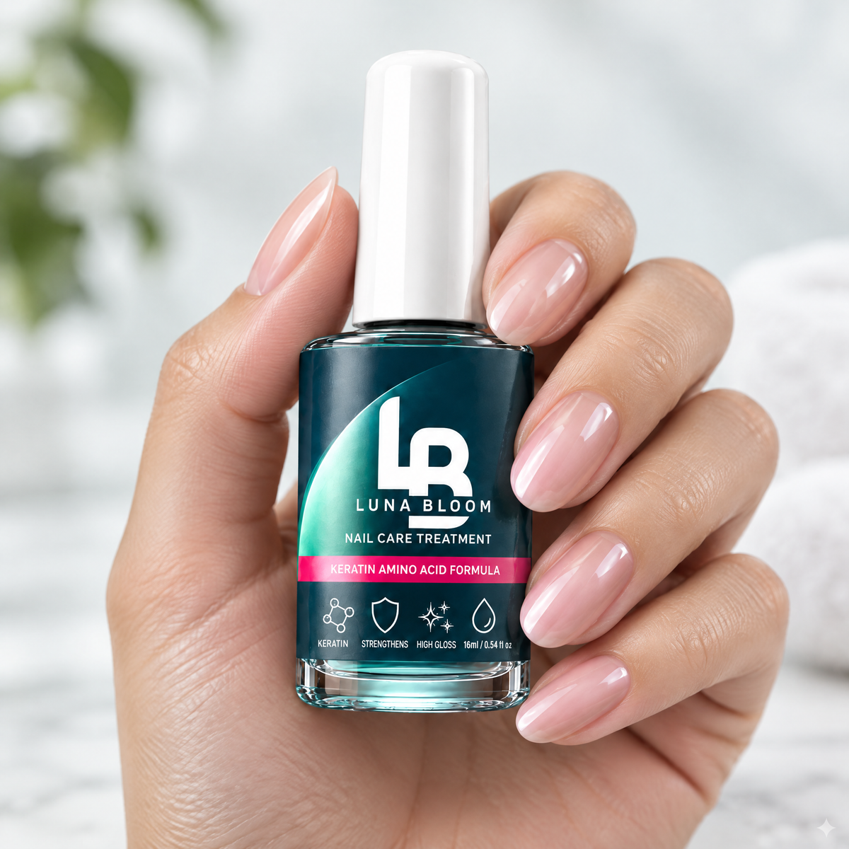 Keratin Nail Strengthener – close-up