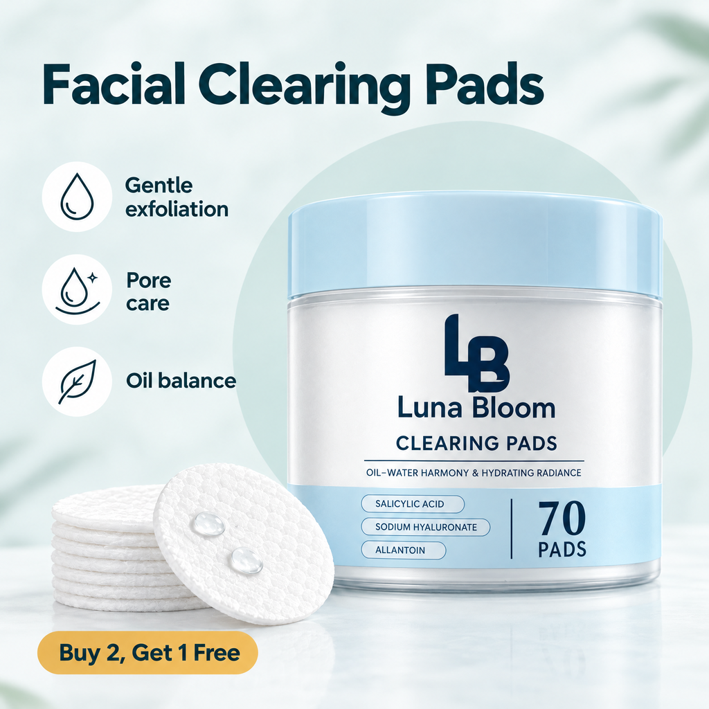 Exfoliating Facial Clearing Pads – highlights