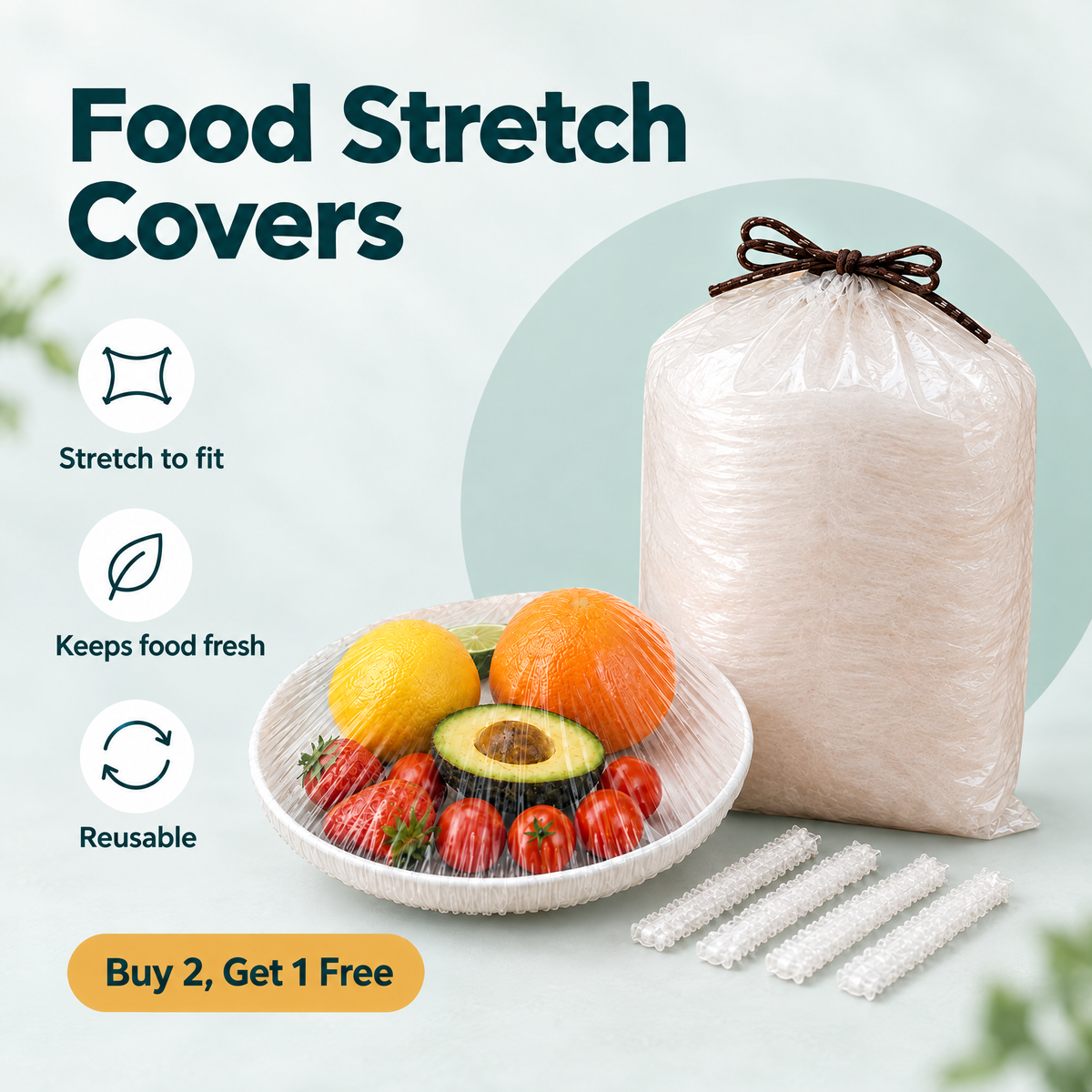Reusable Food Stretch Covers – highlights