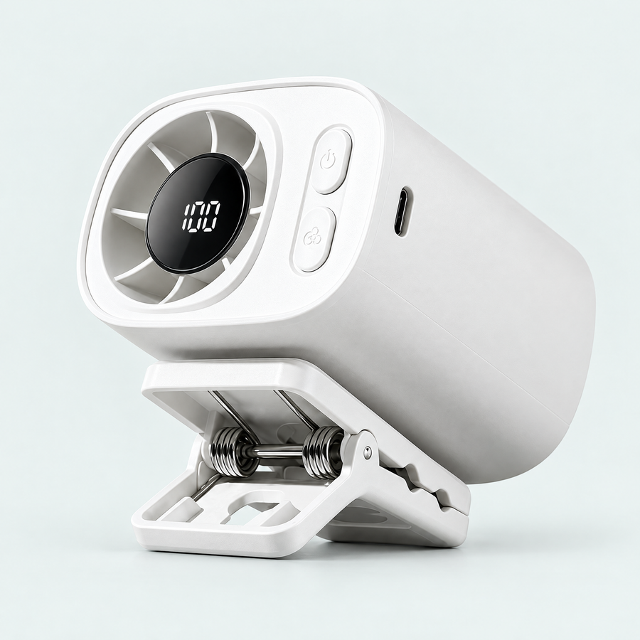 Rechargeable Car Visor Fan – product photo
