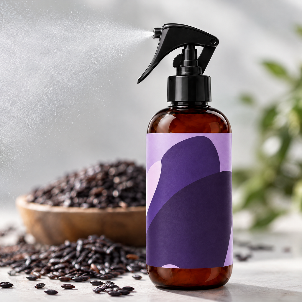 Black Rice Strengthening Hair Mist – close-up