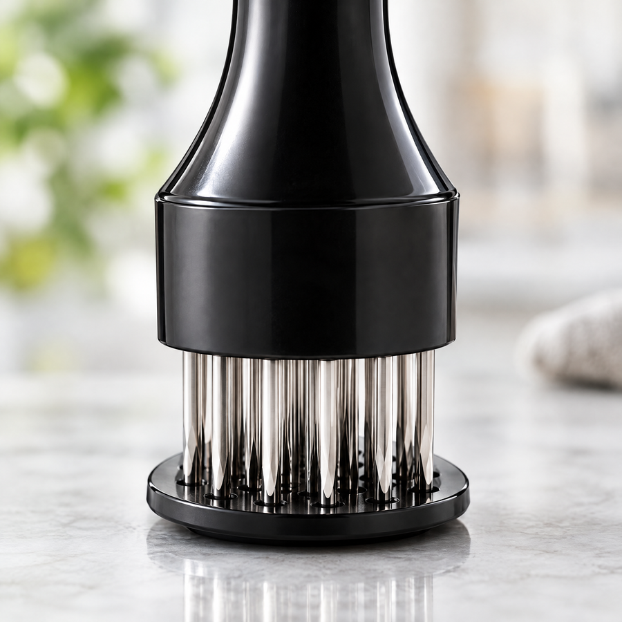 Stainless Steel Needle Meat Tenderizer – close-up